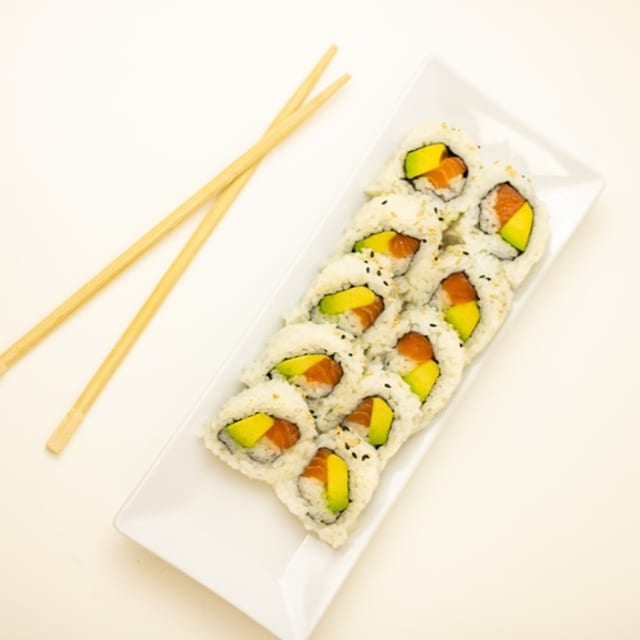 Salmon Avocado Roll.