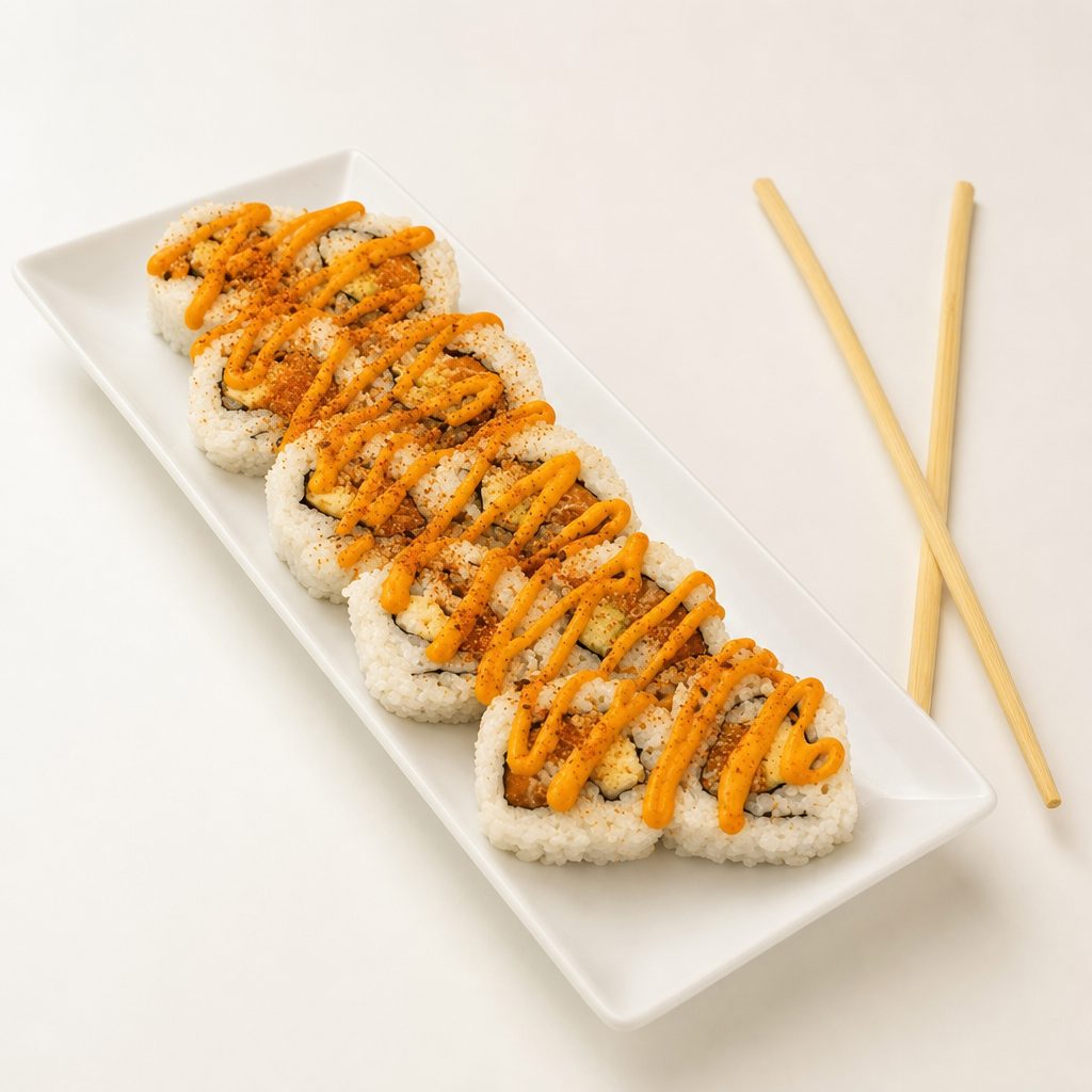 Spicy Salmon Roll.