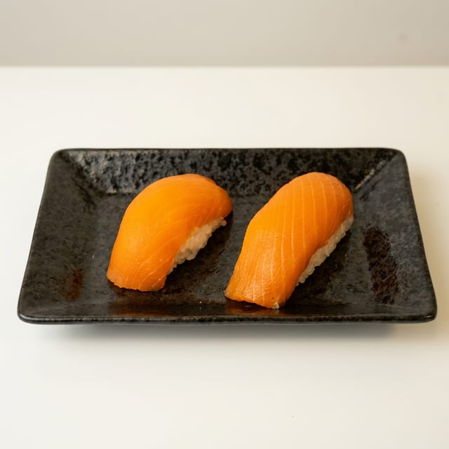 Salmon Nigiri.